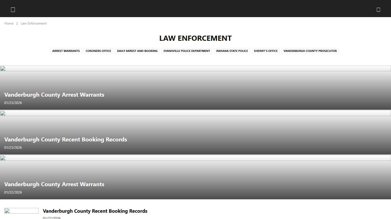 Law Enforcement – City-County Observer